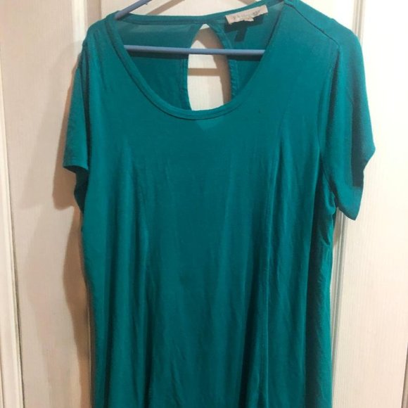 FLASH SALE: Jewel Tone Teal Tunic Top